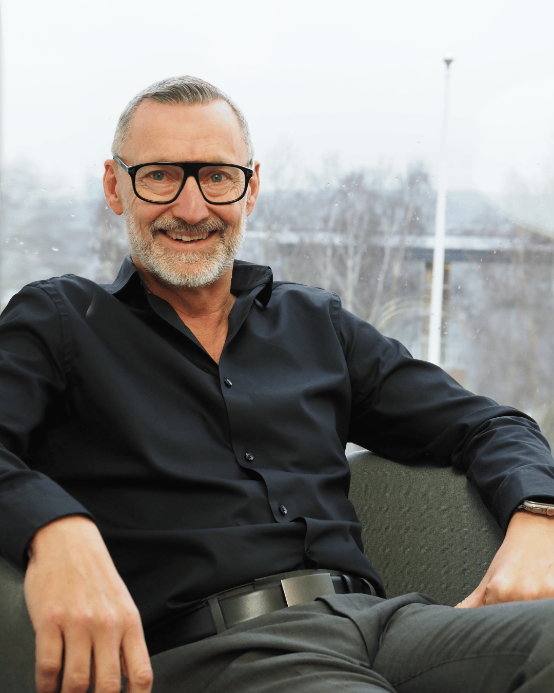 Christian Öhrn, CEO of CodeIT Group, photographed in a bright office interior