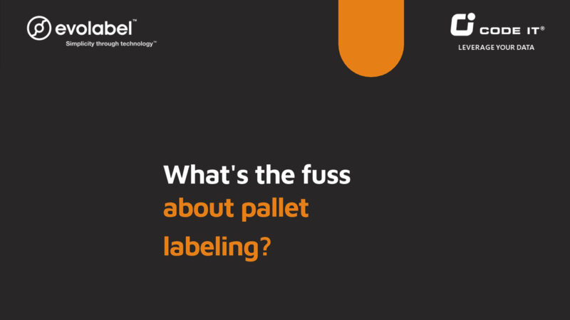 Pallet print and apply labeling by CodeIT (CodeIT Group)